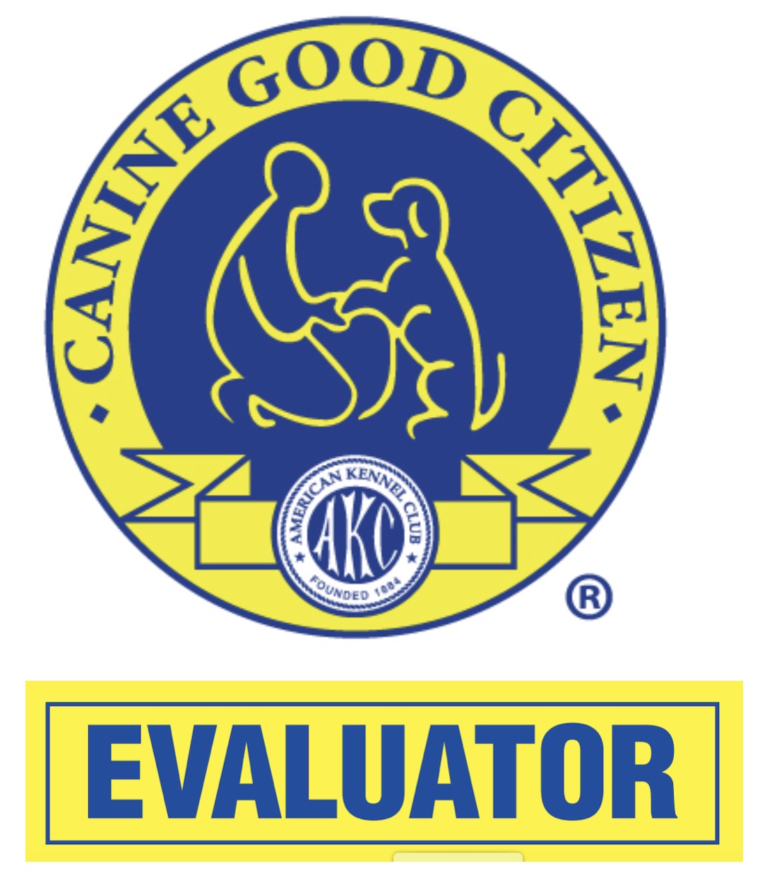 Taylor Made Working Dogs CGC Eval logo white AKC