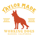 taylor made working dogs logo